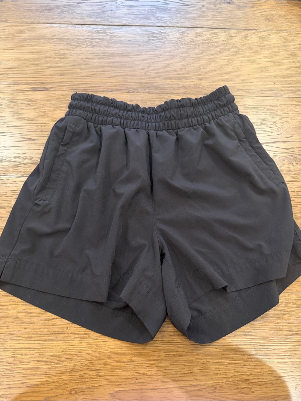 Athleta Black Girls' Athletic Shorts with Elastic Waist
